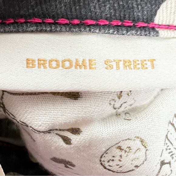 Kate Spade gray and beige polkadot Broome Street play hooky jeans size 27 B179 - Picture 6 of 8